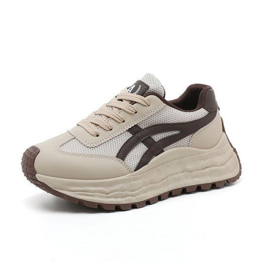 Damen moderne Sneaker mit atmungsaktiver Mesh-Oberfläche und dämpfender Laufsohle EB