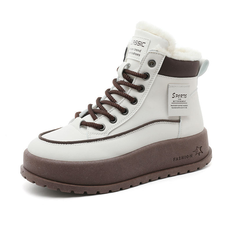 Damen Winterstiefel mit flauschigem Innenfutter und rutschfester Sohle EB