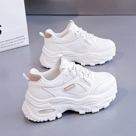 Damen Sportliche Sneakers mit ergonomischem Dämpfungssystem und luftdurchlässiger Mesh-Oberfläche EB