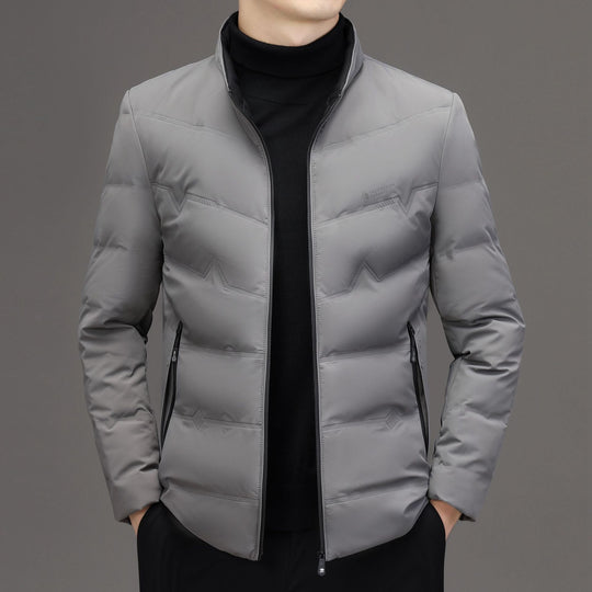 Herren gesteppte Hemdjacke mit leichter Thermofütterung EB