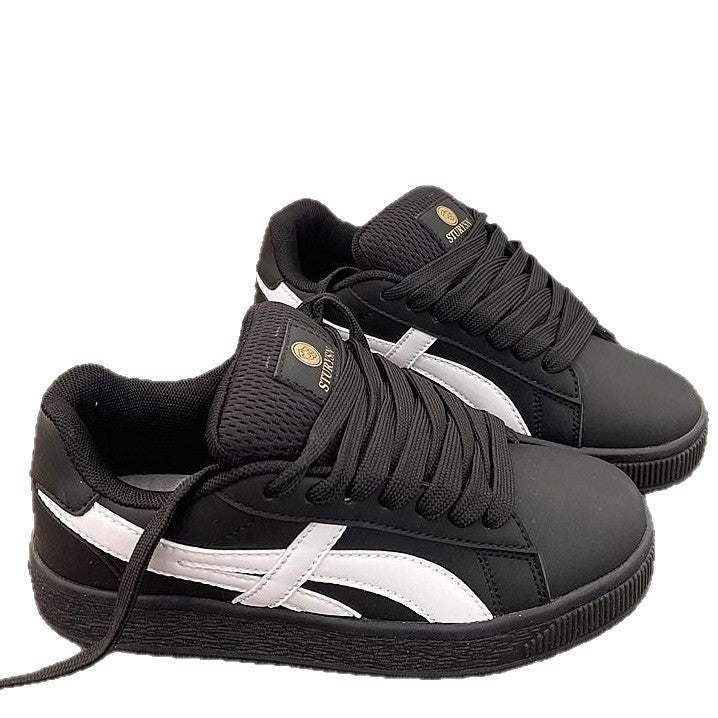 Damen Modische Sneakers mit hoher Gummisohle und atmungsaktivem Obermaterial EB