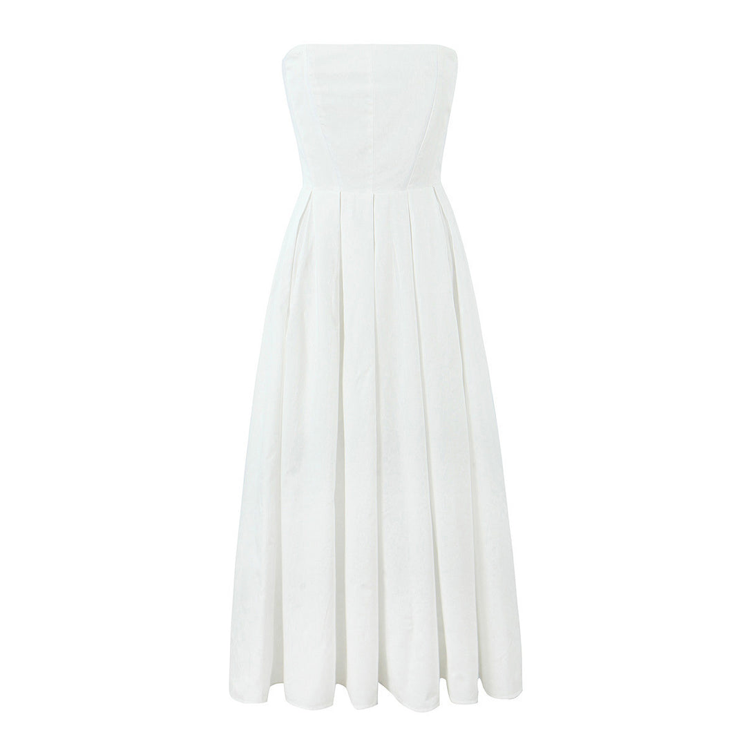 Damen elegantes corsagenfreies Abendkleid EB