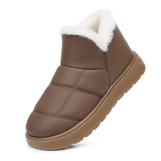 Damen Warmgefütterte Winterstiefel mit rutschfester Sohle EB