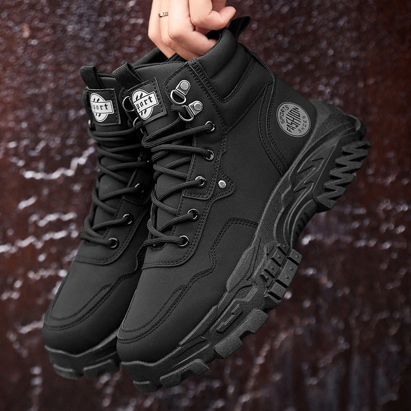 Damen sportliche Wanderschuhe mit rutschfester Profilsohle und verstärktem Knöchelschutz EB