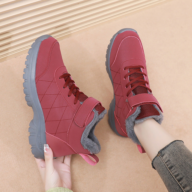 Damen Thermo-Wanderstiefel mit rutschfester Sohle und wärmendem Innenschuh EB