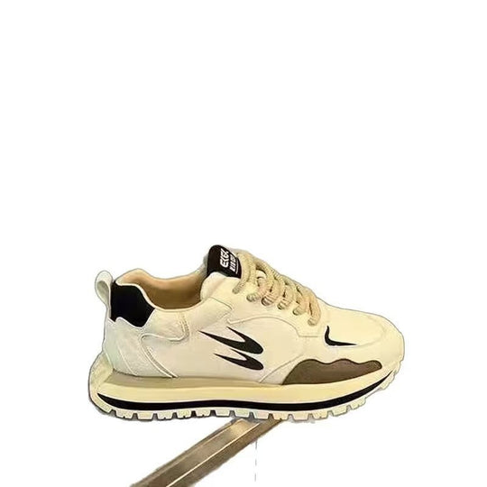 Damen Trendige Komfort-Sneaker mit atmungsaktiver Mesh-Oberfläche und dämpfender Sohle EB