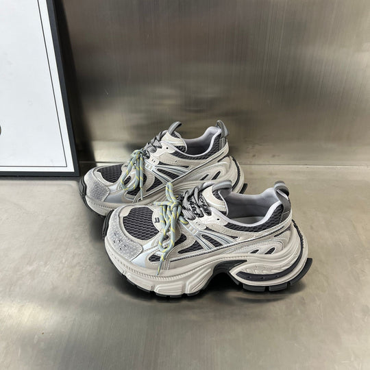 Damen Sportliche Sneakers mit atmungsaktivem Mesh-Einsatz und dämpfendem Komfort EB
