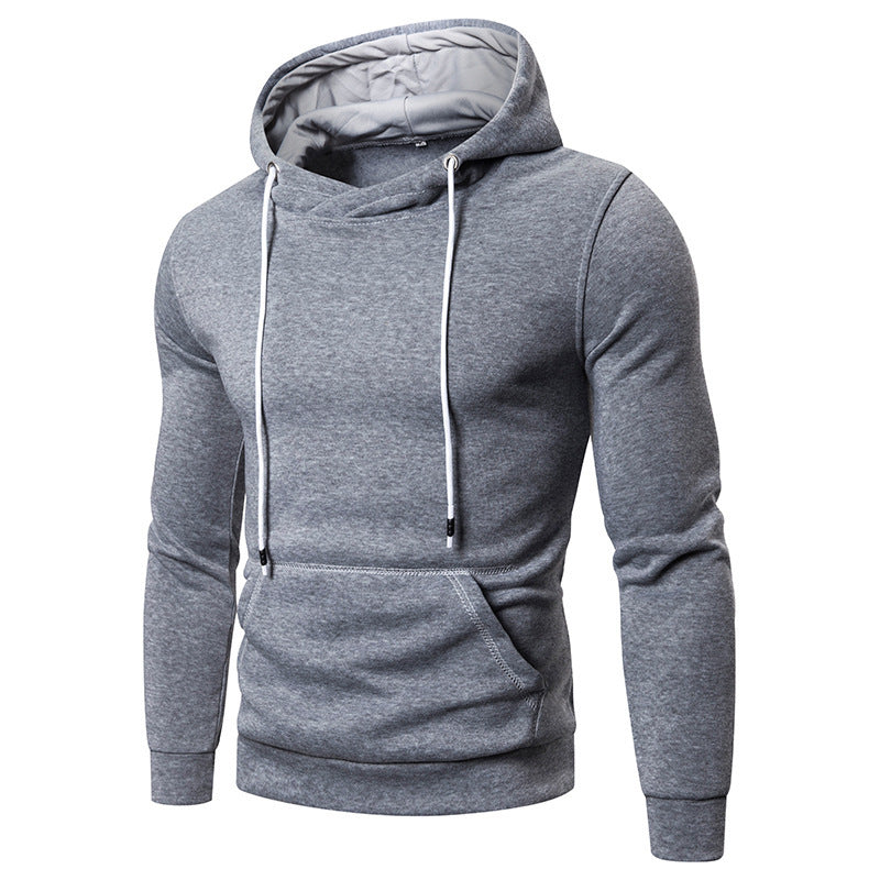 Herren Sportlicher Kapuzenpullover aus weichgewebtem Material mit praktischer Kängurutasche EB