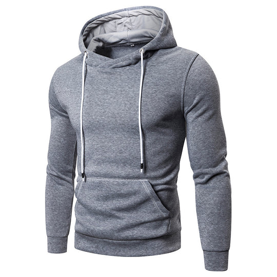 Herren Sportlicher Kapuzenpullover aus weichgewebtem Material mit praktischer Kängurutasche EB