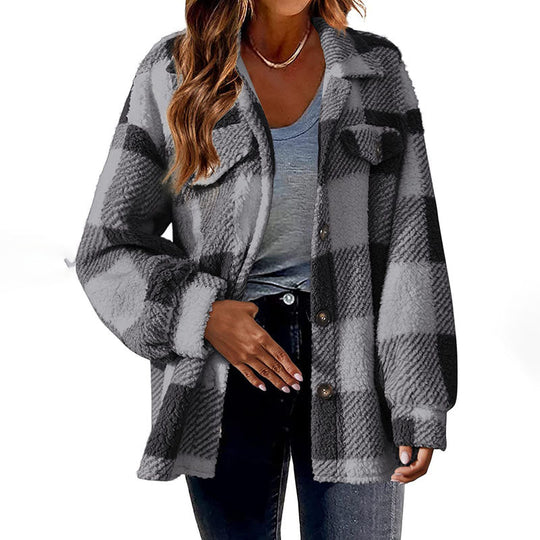 EB | Warmer Karierter Mantel