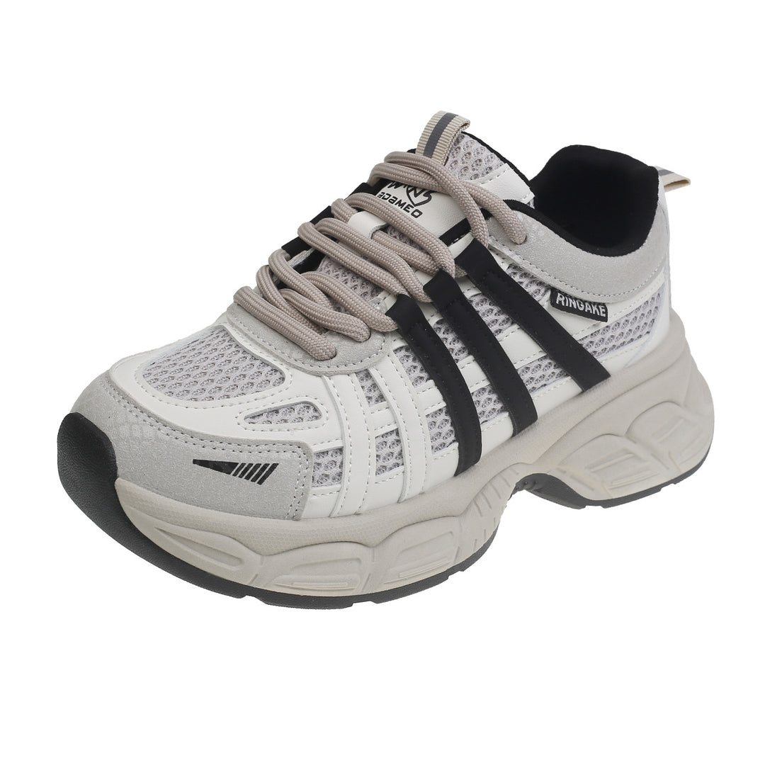 Damen Sportliche Sneakers mit atmungsaktiven Netzstrukturen und stoßdämpfender Sohle EB