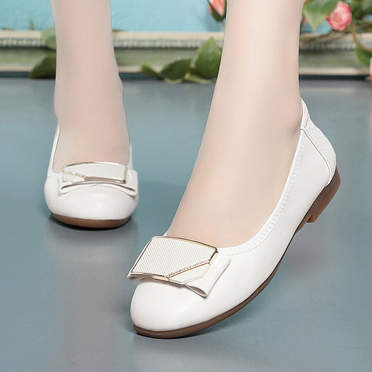 Damen Ballerinas mit elegantem Schleifenakzent und komfortablem Fußbett EB
