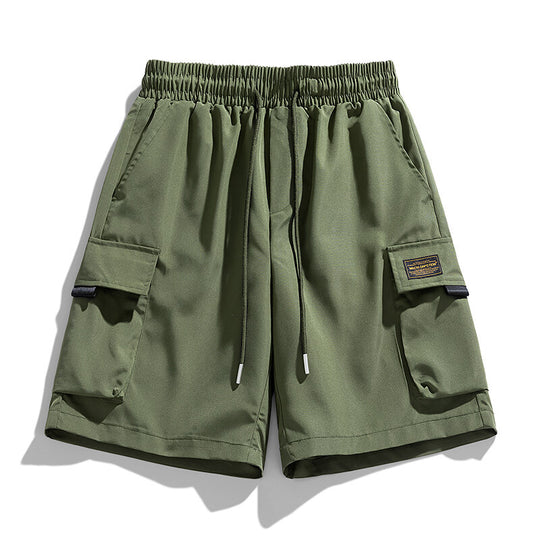 Herren Cargo-Shorts mit elastischem Bund und praktischen Taschen EB