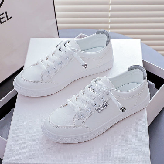 Damen Sportliche Sneakers mit seitlichem Logo und klassischem Design EB