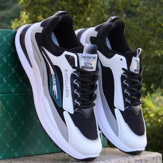 Damen Sportliche Sneakers mit atmungsaktiver Mesh-Oberfläche und stoßdämpfender Sohle EB