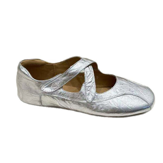 Damen Ballerinas mit verstellbarem Riemchen und elastischer Innensohle EB