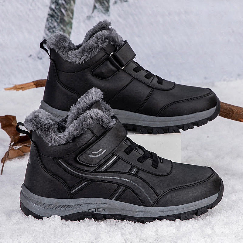 Damen Winterboots mit isolierendem Warmfutter und komfortablem Klettverschluss EB