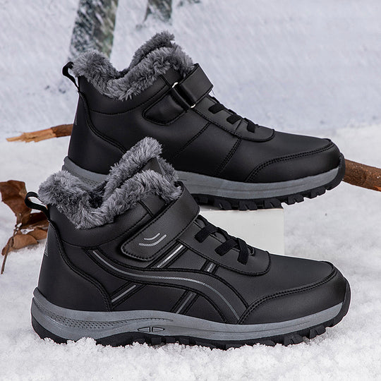 Damen Winterboots mit isolierendem Warmfutter und komfortablem Klettverschluss EB