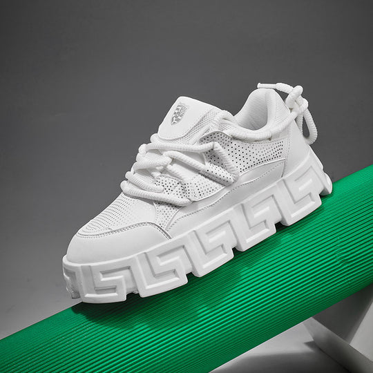 Damen Sportliche Chunky Sneakers mit atmungsaktivem Obermaterial und rutschfester Sohle EB
