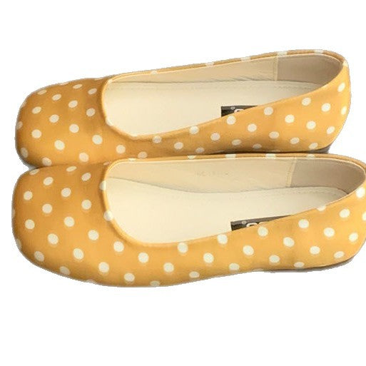 Damen Bequeme Ballerinas mit modischem Punktemuster EB