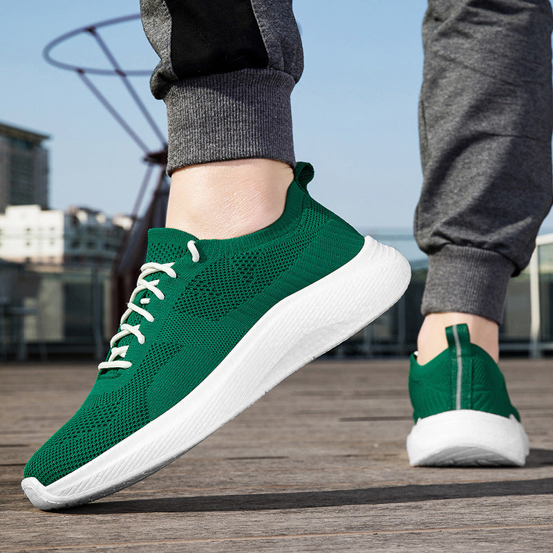 Unisex nan leichter Strick-Sneaker mit anatomischer Zehenbox, gepolsterter Fersenführung und stoßabsorbierender Leichtsohle EB