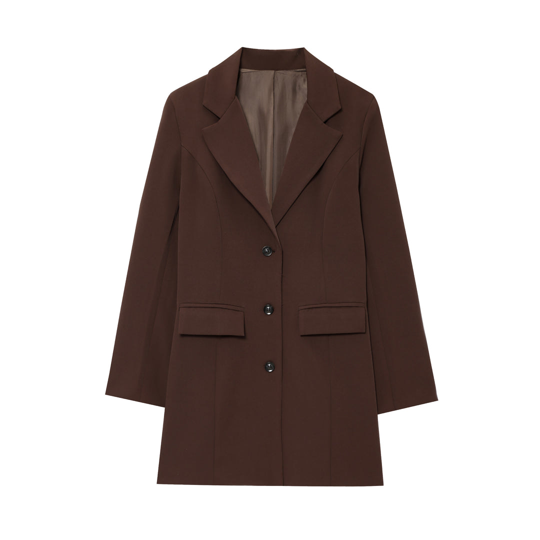 Damen eleganter Blazer mit tailliertem Schnitt EB