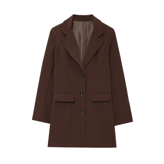 Damen eleganter Blazer mit tailliertem Schnitt EB