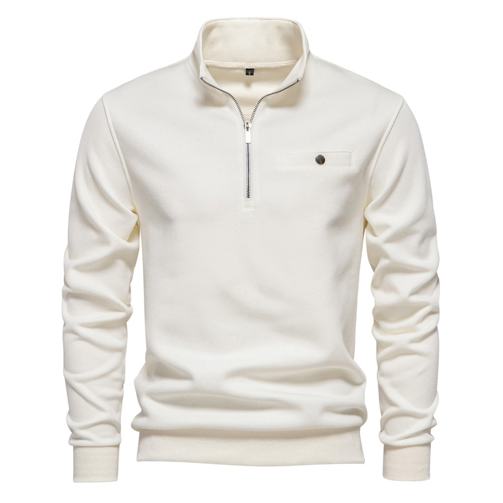 Herren Sweatshirt mit Stehkragen EB
