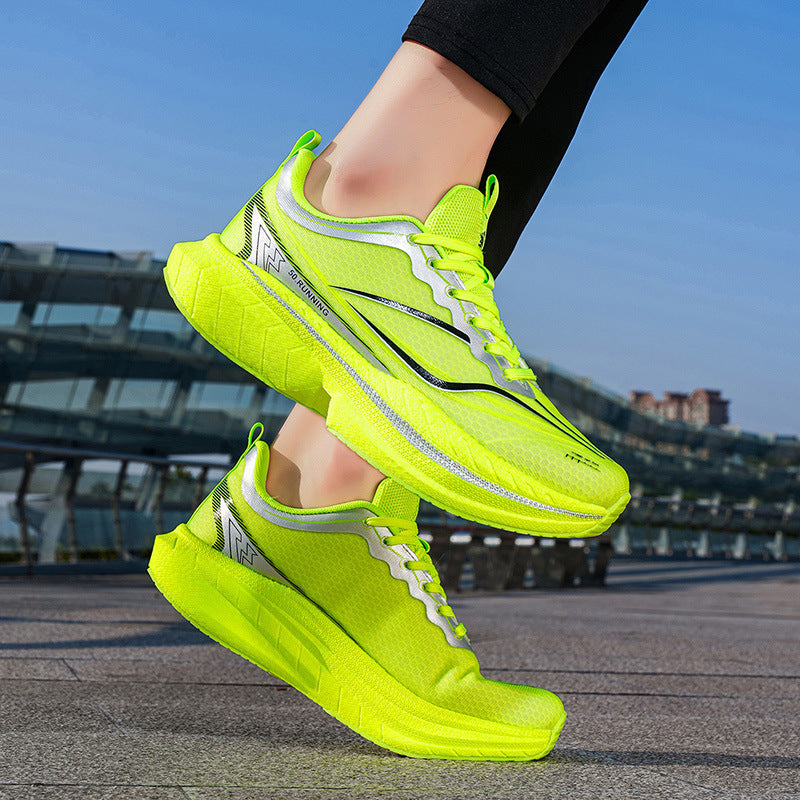 Damen Hochleistungs-Runningschuhe mit atmungsaktiver Oberflächenstruktur und dämpfender Sohle EB