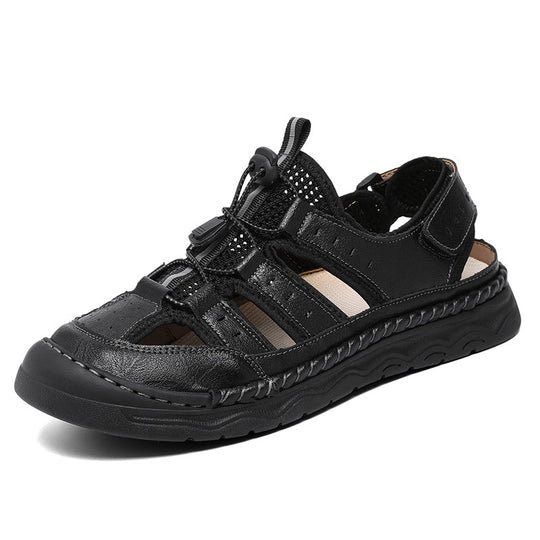 Herren Bequeme Outdoor-Sandalen mit verstellbarem Riemensystem und rutschfester Sohle EB