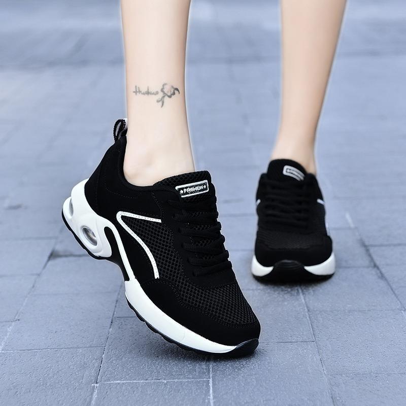 Damen Atmungsaktive Sport Sneakers mit stoßdämpfender Sohle EB