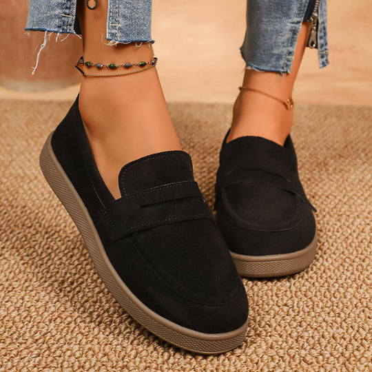 Damen Mokassinsocken mit weichem Wildleder und ergonomischem Fußbett EB
