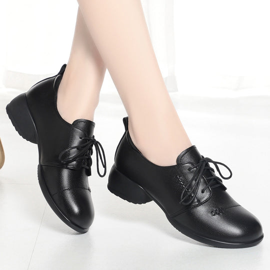 Damen Klassische Ballerinas mit elegantem Riemen und flexiblem Fußbett EB