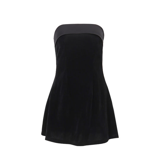 Damen Neckholder-Kleid mit fließendem Rock EB