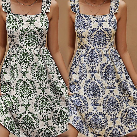 Damen Sommerliches Etuikleid mit floralem Muster und elegantem Schnitt EB