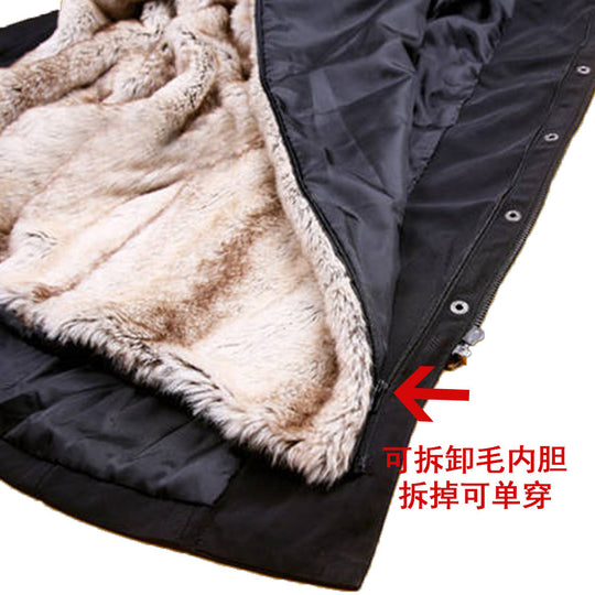 Damen Outdoor Parkajacke mit verstellbarem Kordelzug und abnehmbarer Kapuze EB