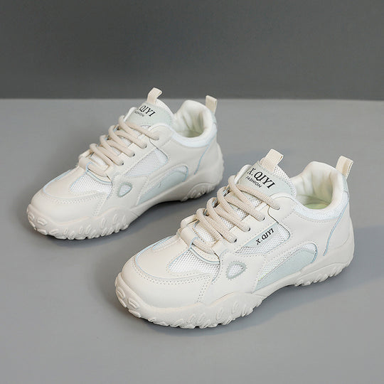 Damen Sportliche Freizeitsneaker mit atmungsaktiven Mesh-Einsätzen und griffiger Laufsohle EB