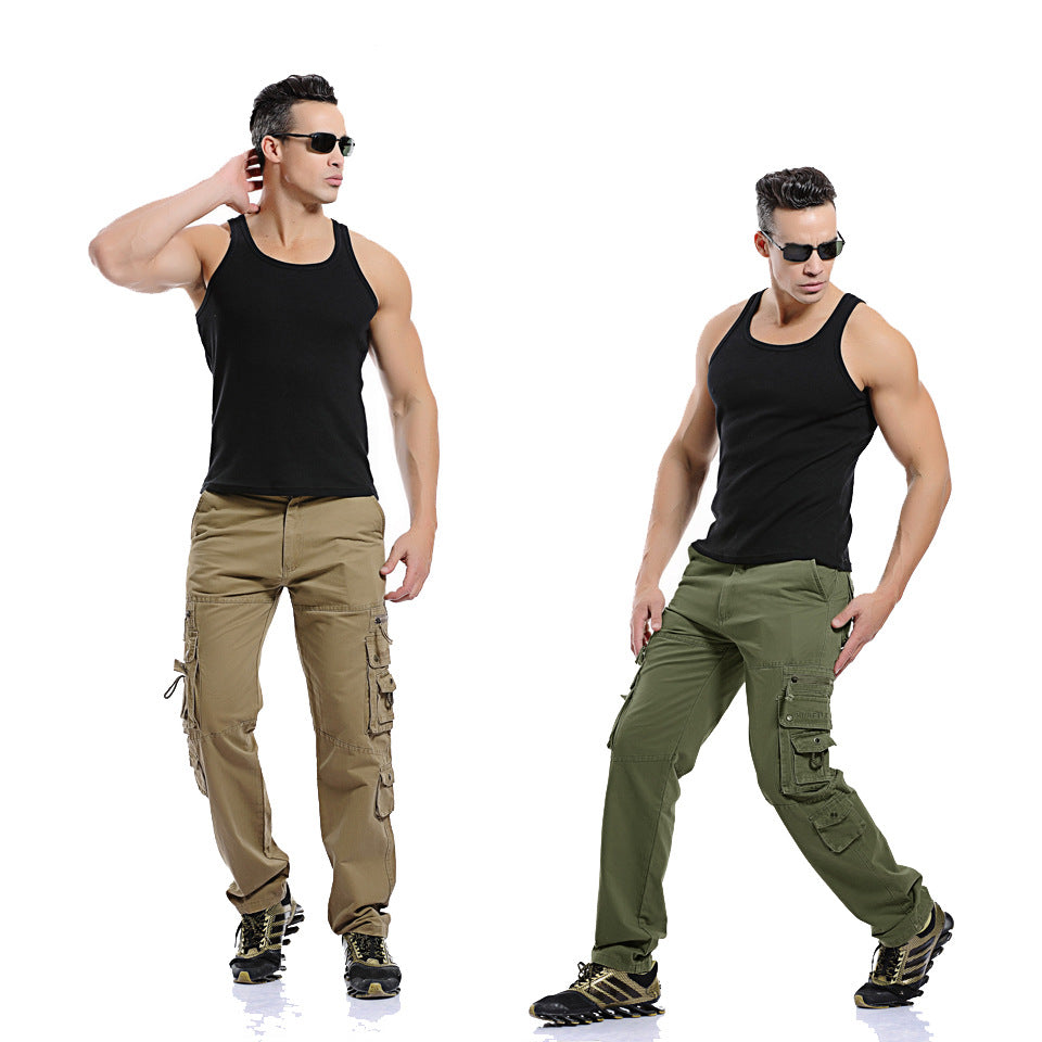 Herren Cargo-Hose mit mehreren praktischen Taschen und verstellbarem Gurt EB