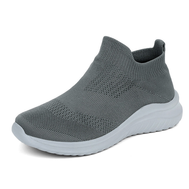 Damen Atmungsaktive Slip-On Sneakers mit elastischem Obermaterial EB