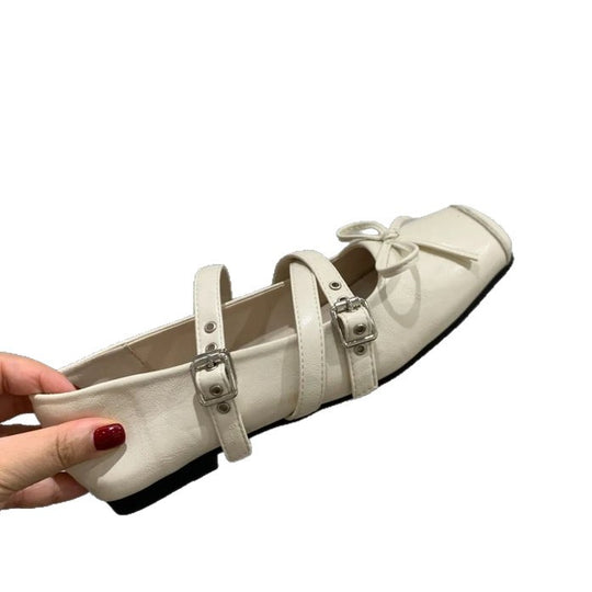 Damen Ballerinas mit dekorativem Riemchen und elegantem Design EB