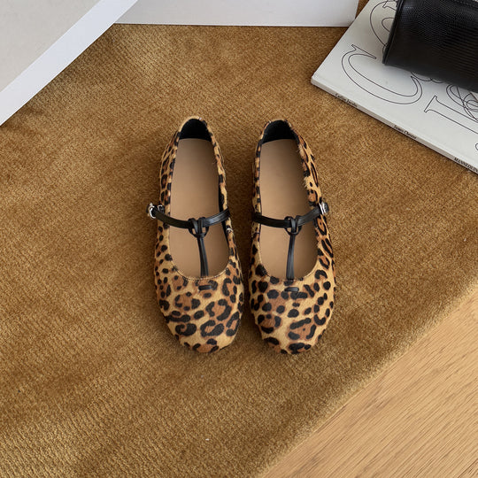 Damen elegante Ballerinas mit modischer Schnalle und komfortablem Fußbett EB