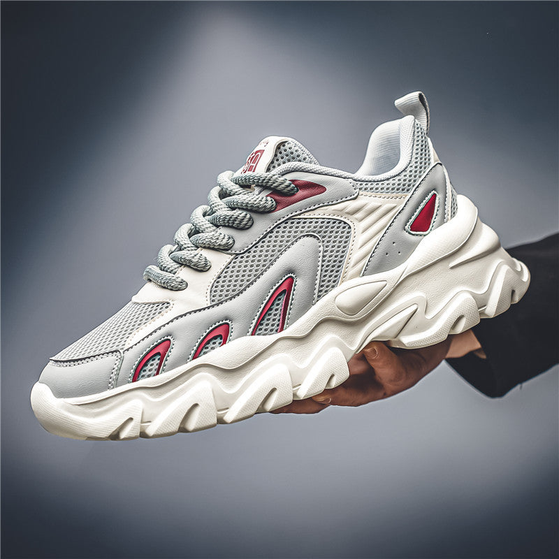 Damen Modische Sneakers mit stoßdämpfendem Design und atmungsaktiver Mesh-Oberfläche EB