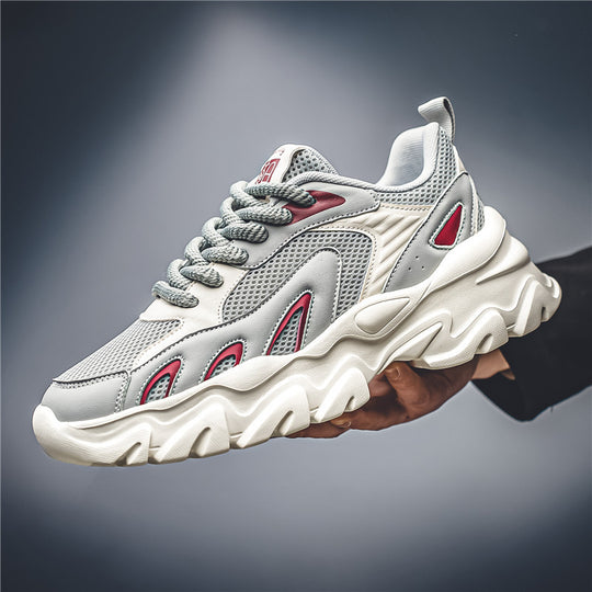 Damen Modische Sneakers mit stoßdämpfendem Design und atmungsaktiver Mesh-Oberfläche EB