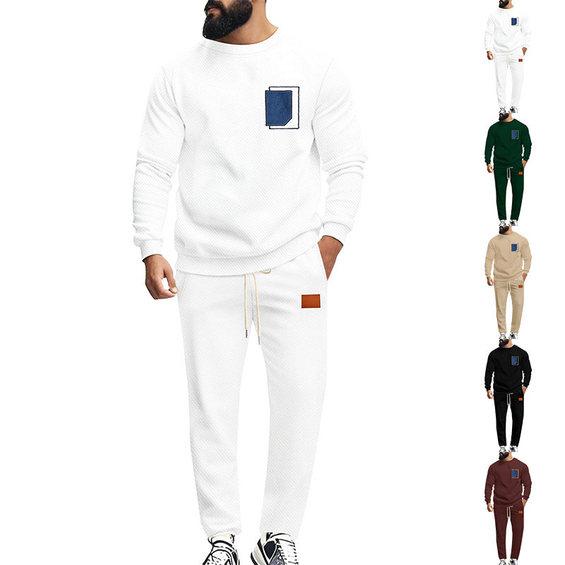 Herren Bequemer Freizeitanzug mit modischem Design und praktischen Taschen EB