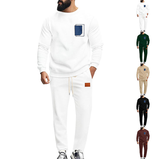 Herren Bequemer Freizeitanzug mit modischem Design und praktischen Taschen EB