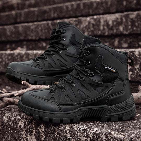 Herren Multifunktionale Trekkingstiefel mit hohem Knöchelschutz und robustem Design EB