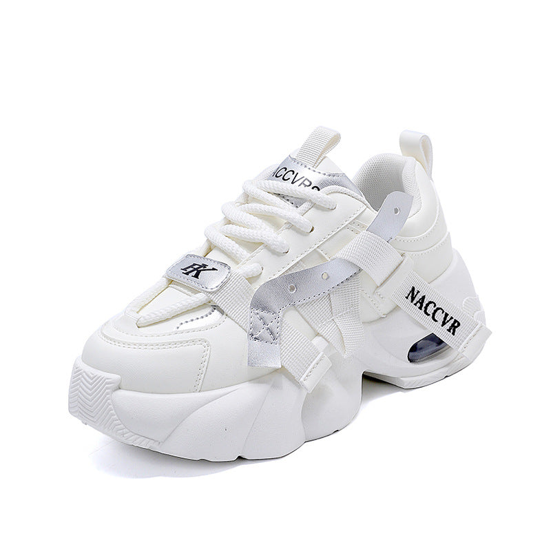 Damen Chunky Sneaker mit innovativem Design und gepolsterter Sohle EB