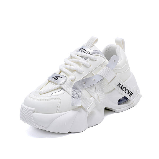 Damen Chunky Sneaker mit innovativem Design und gepolsterter Sohle EB