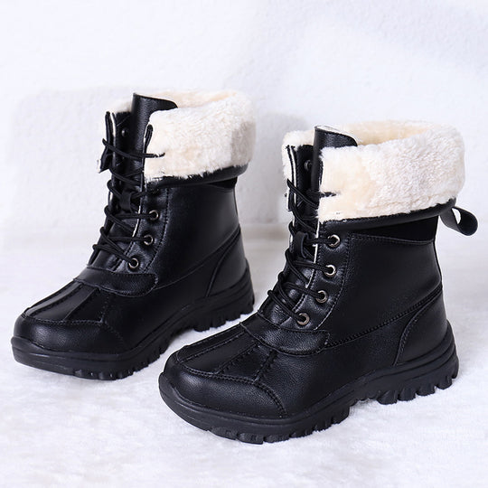 Damen Gefütterte Winterstiefel mit rutschfester Sohle EB