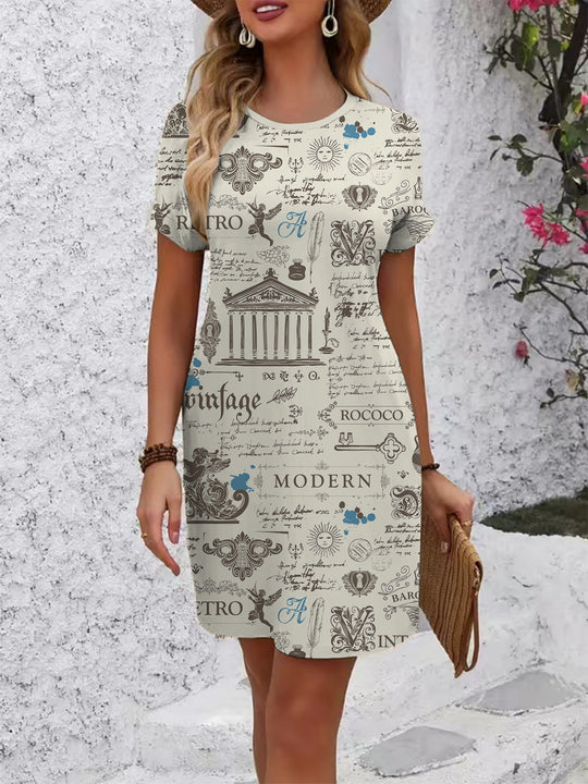 Damen Blumenkleid EB